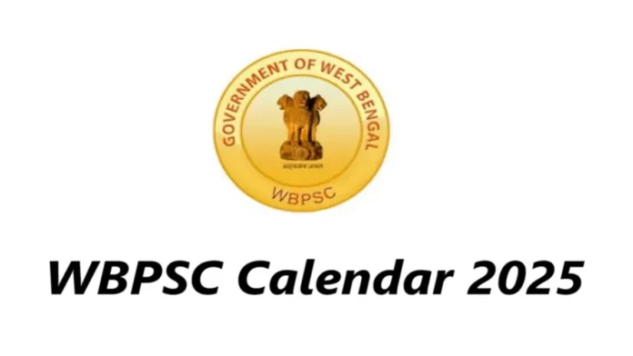 WBPSC Exam Calendar 2025 Out, Check Exam Dates