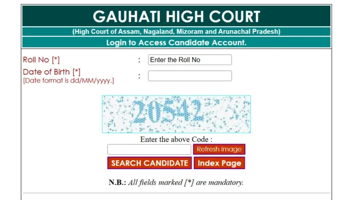 Gauhati High Court Judicial Assistant Admit Card 2025 Out, Download Link