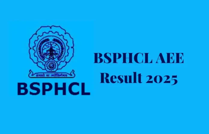 BSPHCL AEE Result 2025 Out, Download Merit List PDF
