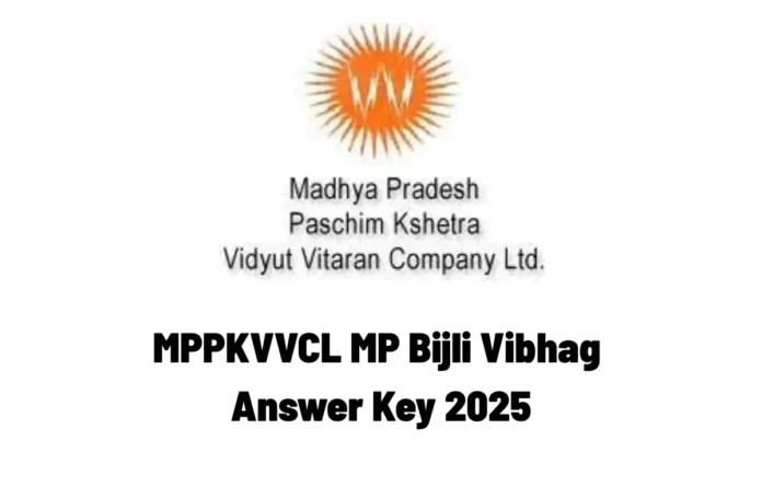 MPPKVVCL Bijli Vibhag Answer Key 2025, Response Sheet Soon
