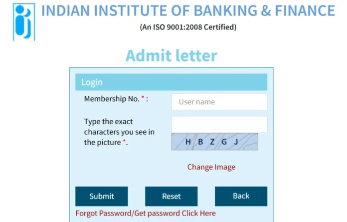 CAIIB Admit Card 2025 Out, IIBF CAIIB Call Letter Link Here