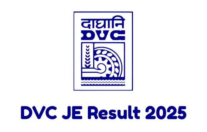 DVC JE Result 2025 Out, Cut Off Marks and Result PDF