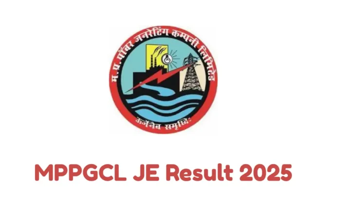 MPPGCL JE Result 2025, Junior Engineer Result & Cut Off Marks