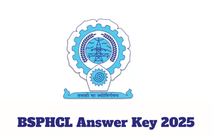 BSPHCL Answer Key 2025, Exam Response Sheet on 10 June