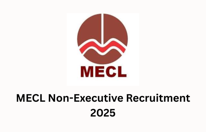MECL Non-Executive Recruitment 2025 [108 Vacancies], Apply Online Starts