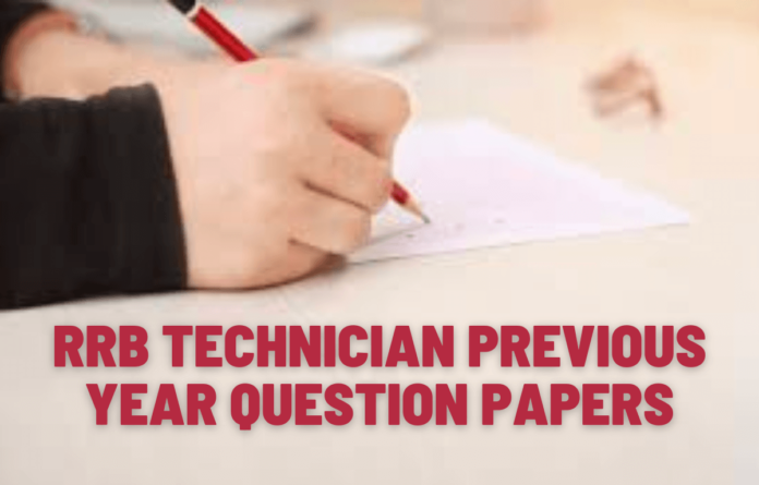 RRB Technician Previous Year Question Papers (16), Download PDF
