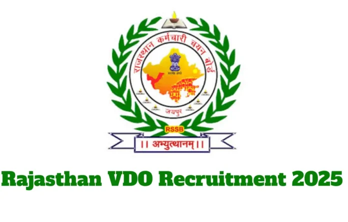 Rajasthan VDO 2025 Exam Date Out, Notification Soon
