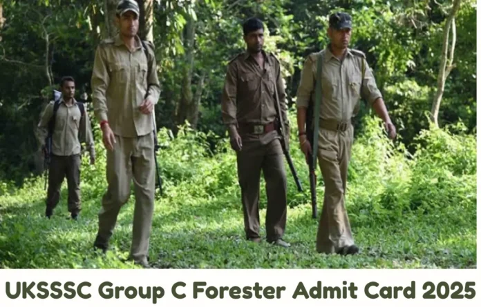UKSSSC Group C Forester Admit Card 2025 Out, Hall Ticket Link Active