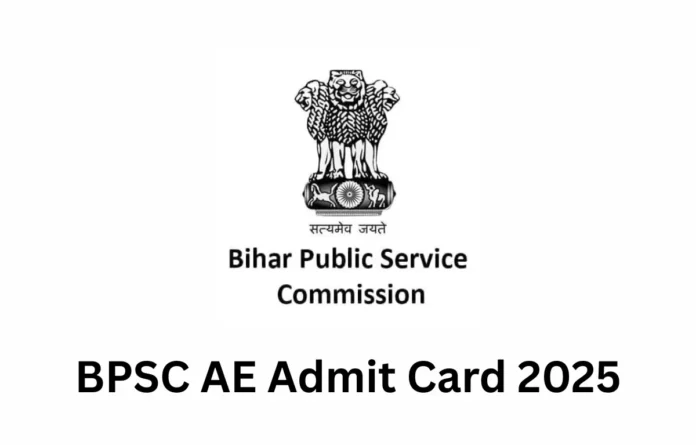 BPSC AE Admit Card 2025, Assistant Engineer Hall Ticket Link