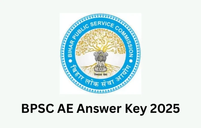BPSC AE Answer Key 2025, Assistant Engineer Response Sheet