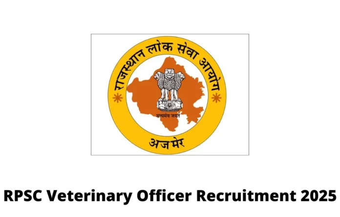 RPSC Veterinary Officer Recruitment 2025 Notification Out for 1100 Vacancies
