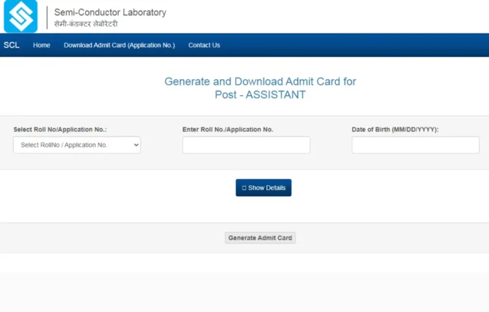 SCL Assistant Admit Card 2025 Out, Direct Download Link