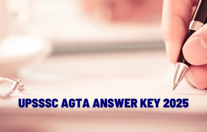 UPSSSC AGTA Answer Key 2025 Soon, Question Paper PDF